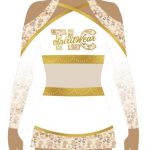 Gold Cheerleading Uniform