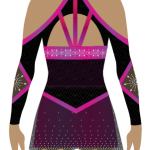 Pink & Purple Sublimation Cheerleading Uniform