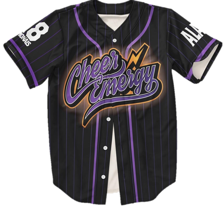 Custom Baseball Jersey – Cheer Energy