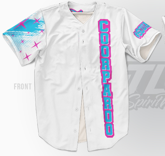 Custom Baseball Jersey – Coorparoo Cheer & Dance