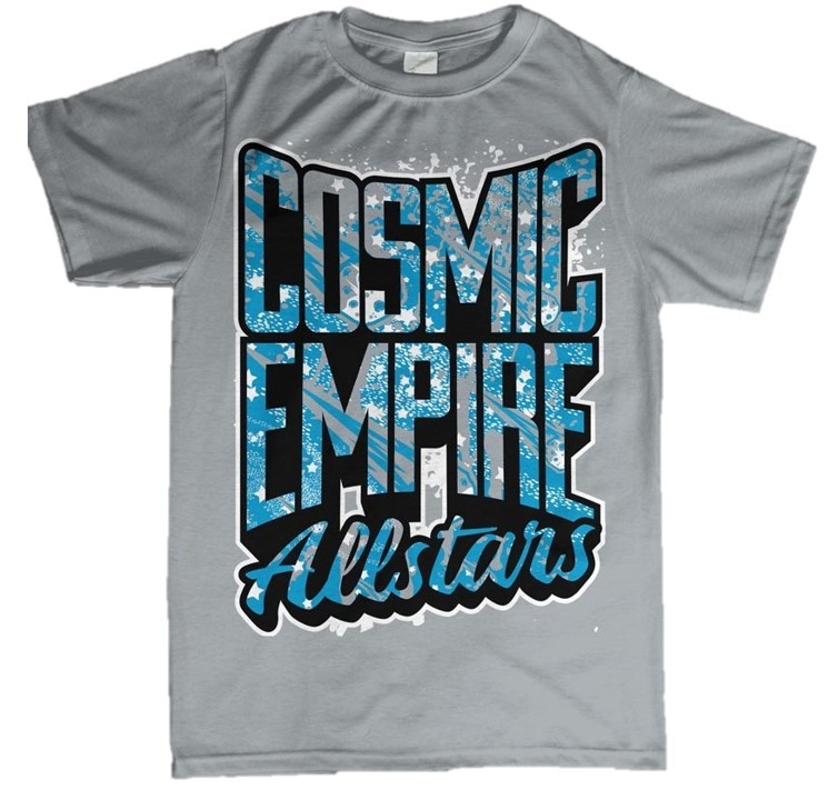 Custom T-Shirt – Cosmic Empire Allstars Grey