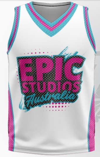 Custom Basketball Singlet – EPIC Studios Cheer & Dance