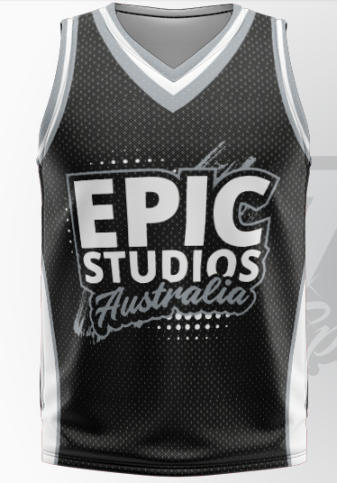 Custom Basketball Singlet – EPIC Studios Cheer & Dance Boys
