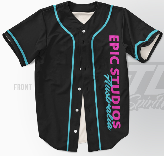 Custom Baseball Jersey – EPIC Studios Cheer & Dance