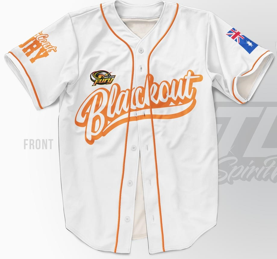 Custom Baseball Jersey – West Coast FURY Blackout