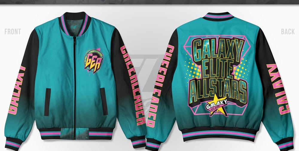 Custom Bomber Jacket – Galaxy Elite – TLC Spirit Wear