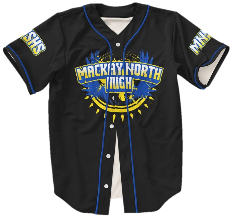 Custom Baseball Jersey – Mackay North High School