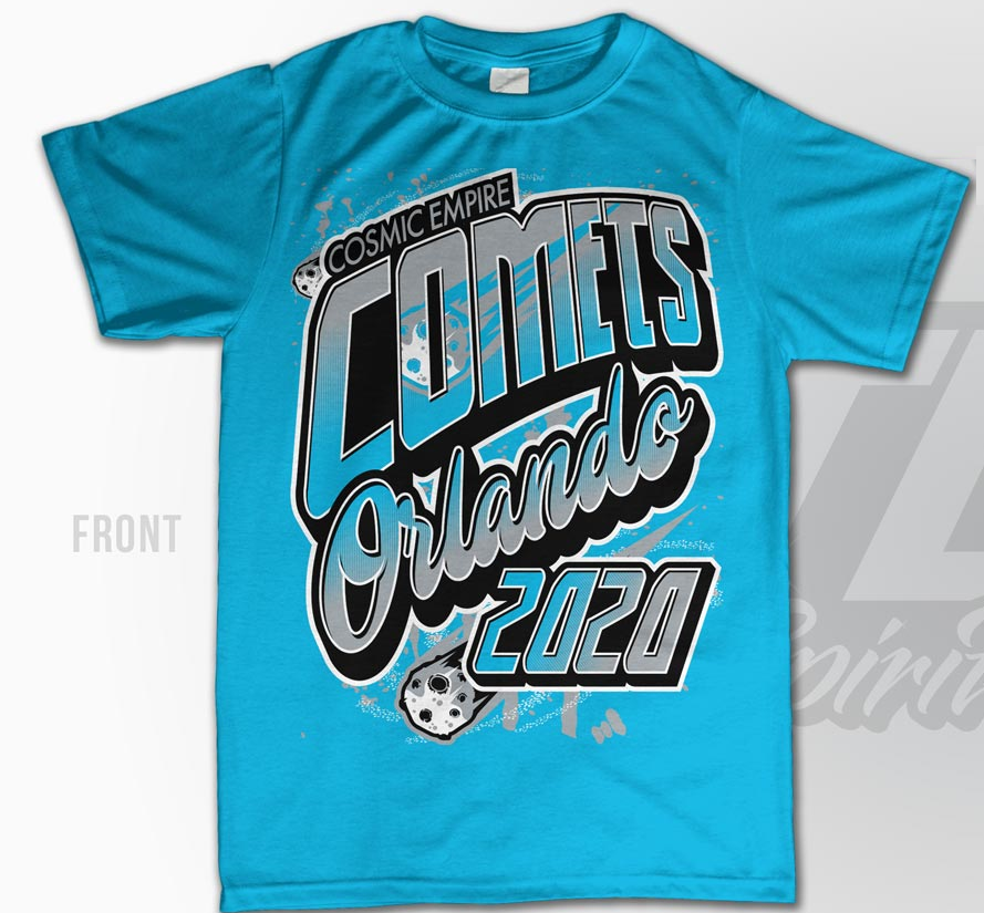 Custom T-Shirt – Cosmic Allstars Cheerleading Orlando – TLC Spirit Wear