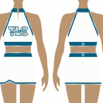 Teal Cheerleading Uniform