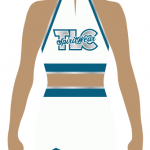 Teal Cheerleading Uniform