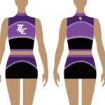 Polyester Cheerleading Uniform
