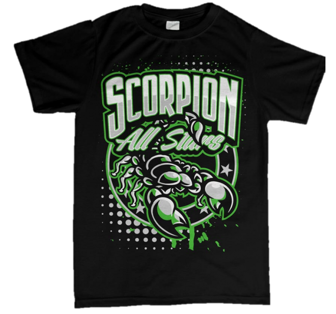 Scorpion Allstars Custom Screen Print T-Shirt