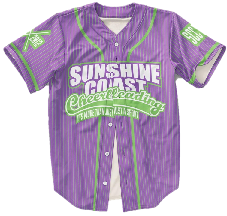 Custom Baseball Jersey – Sunshine Coast Vipers Cheerleading