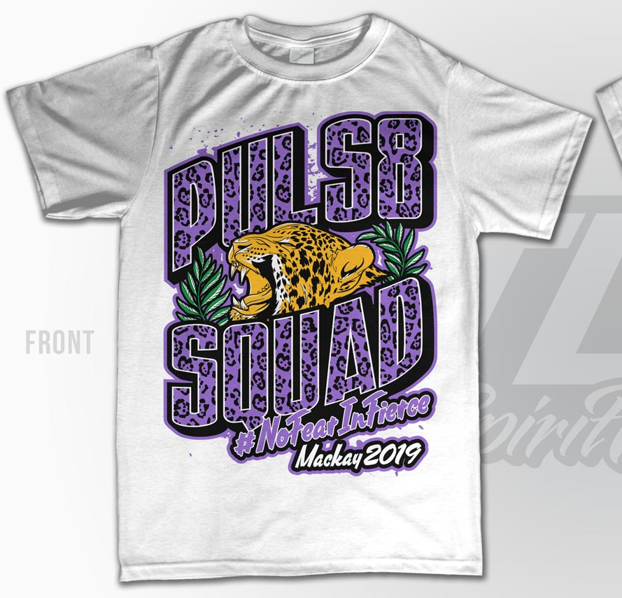 Custom T-Shirt – Puls8 Cheer & Dance Squad