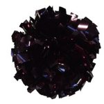 Dark Maroon Metallic Cheerleading Pom Pom