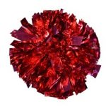 Dark Pink Metallic Cheerleading Pom Pom