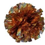 Gold Hologram Cheerleading Pom Pom