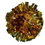 Gold Metallic Cheerleading Pom Pom