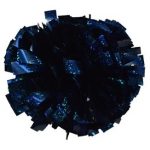 Navy Hologram Cheerleading Pom Pom