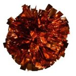 Orange Metallic Cheerleading Pom Pom