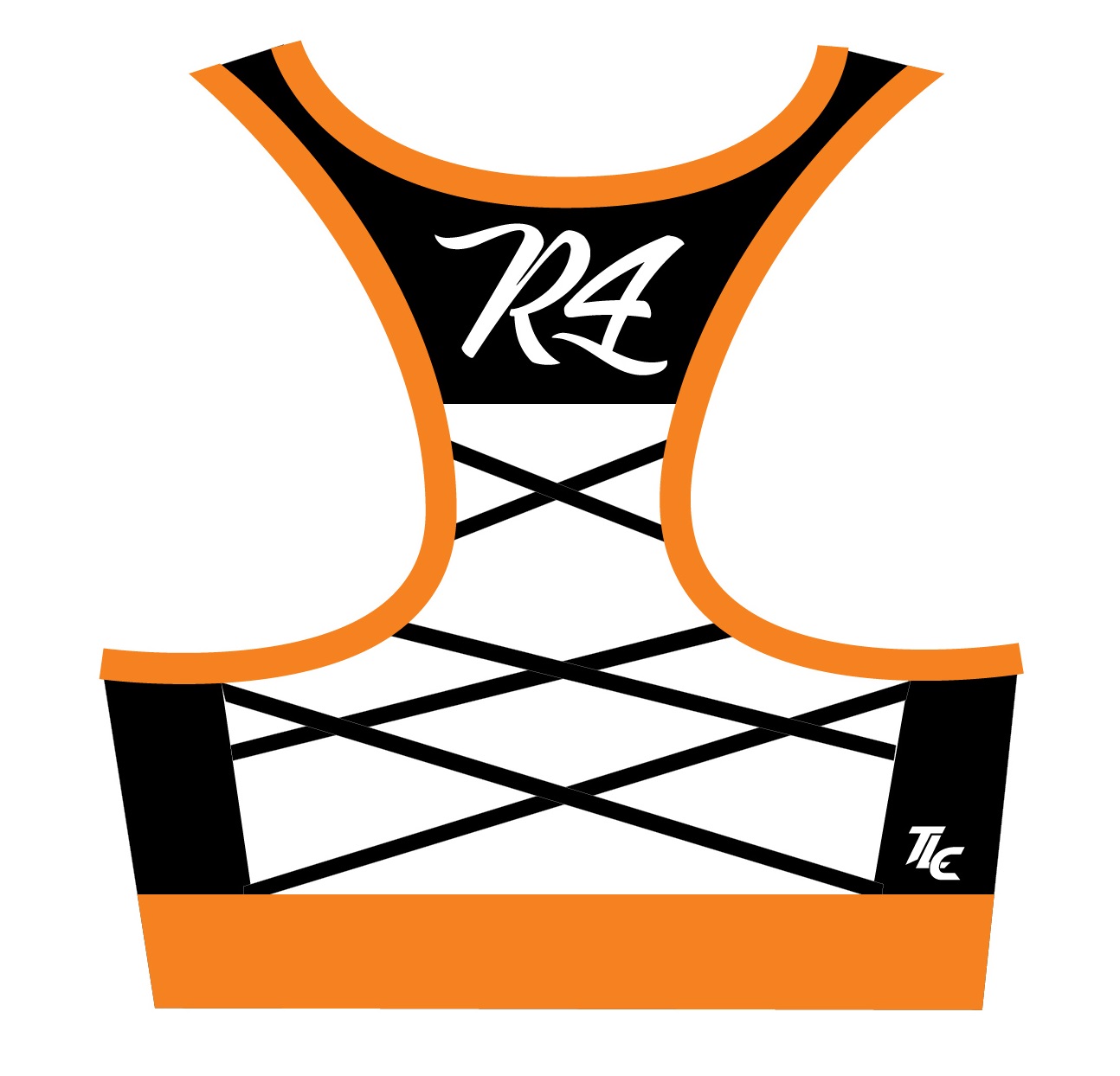 Custom Training Wear – Rebel 4orce Cheerleading Orange