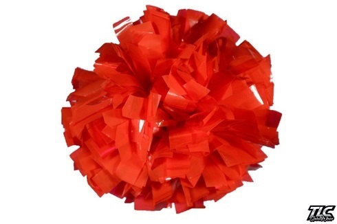 Red Wetlook Cheerleading Pom Pom