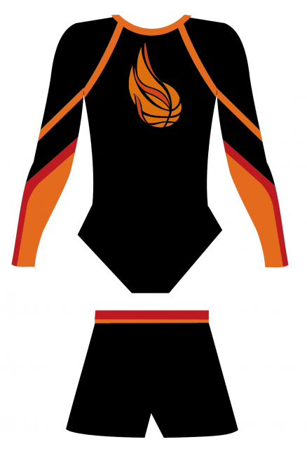 Fire Townsville Basketball Cheerleading Uniforms