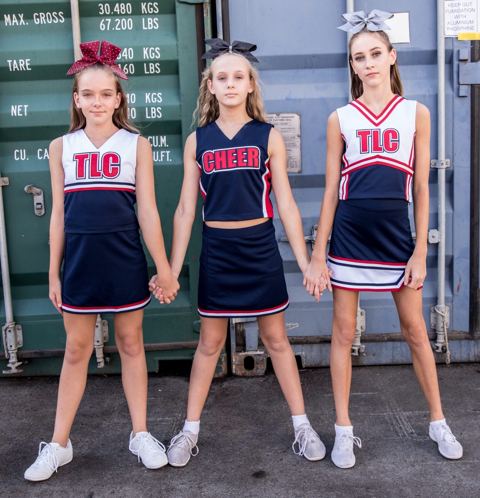 Polyester TLC Navy White Red – TLC Spirit Wear