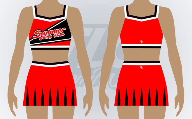 Traditional Cheerleading Uniforms