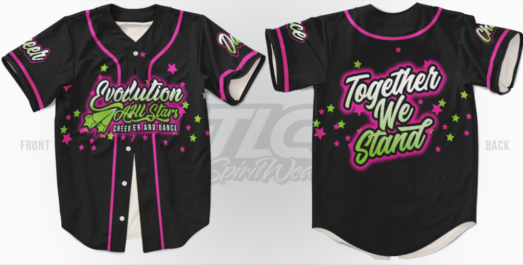 Custom Baseball Jersey Evolution Tlc Spirit Wear 5311