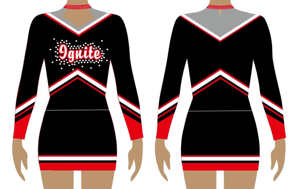 Lycra Uniform IGNITE Cheer – TLC Spirit Wear