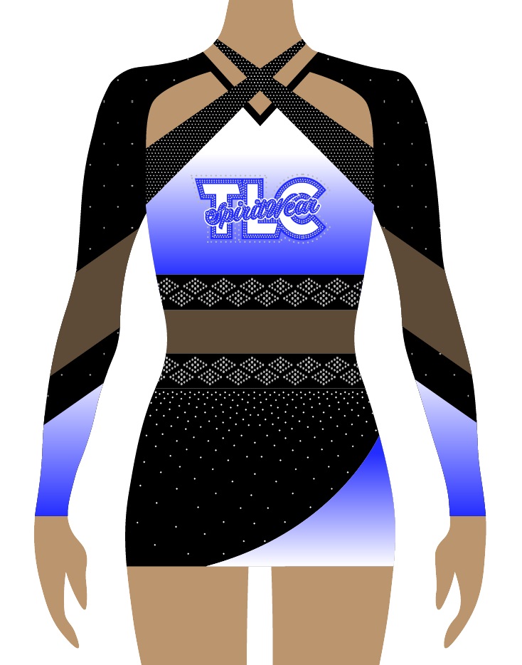Sublimation Uniform BLUE BLING – TLC Spirit Wear