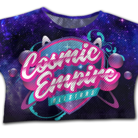 Custom Crop Top Tee – Cosmic Empire