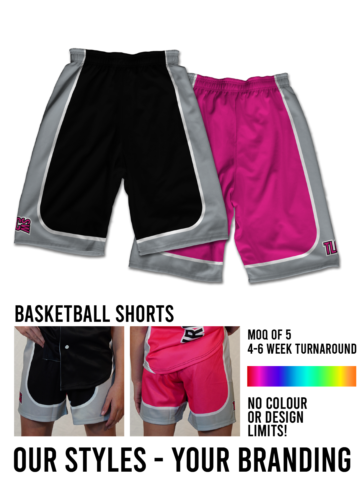 Sublimation Shorts – Basketball
