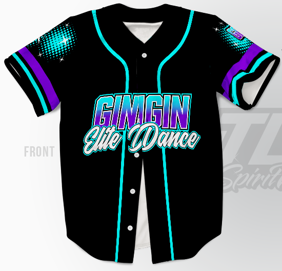 Custom Baseball Jersey – Gin Gin Elite Dance