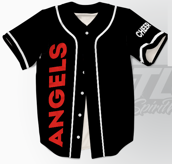Custom Cheerleading & Dance Apparel Baseball Jersey ACU Cheerleading