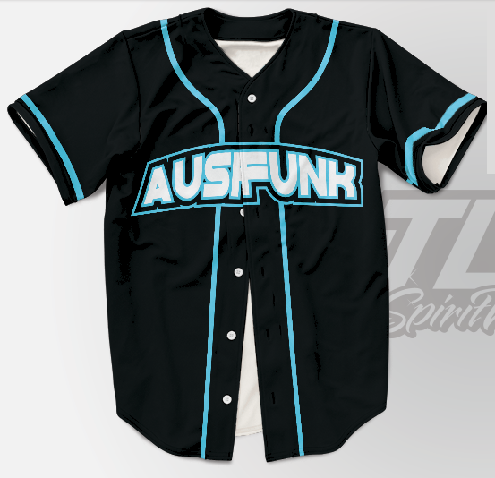 Custom Cheerleading & Dance Apparel Baseball Jersey Ausfunk Cheerleading and Dance