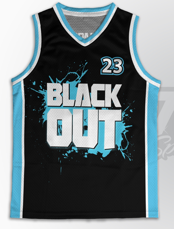 Custom Basketball Singlet – Outlaws All Stars BLACK OUT