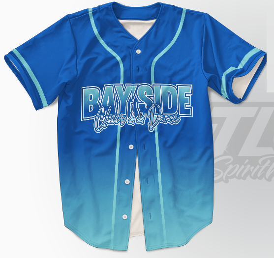 Custom Baseball Jersey – Bayside Cheer and Dance
