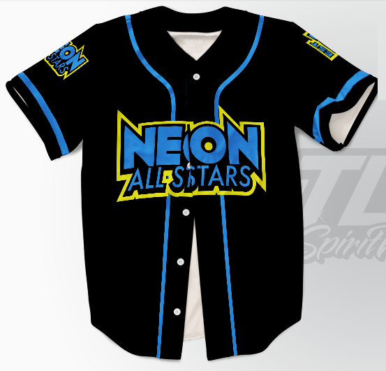 Custom Baseball Jersey – Neon All Stars