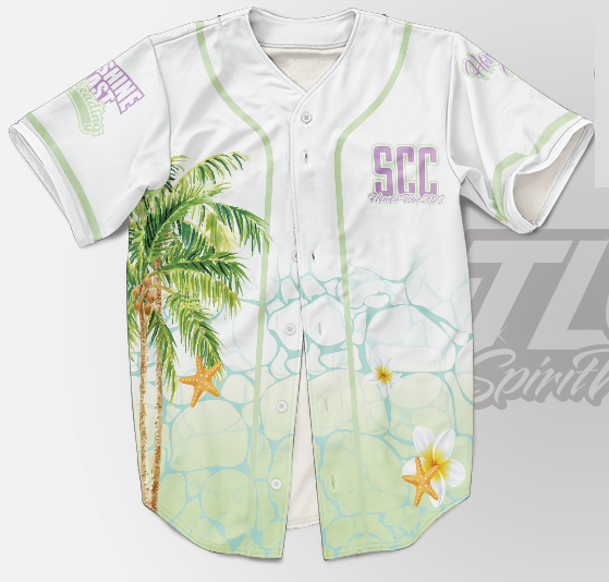 Custom Baseball Jersey – Sunshine Coast Cheerleading Hawaii Tour Apparel