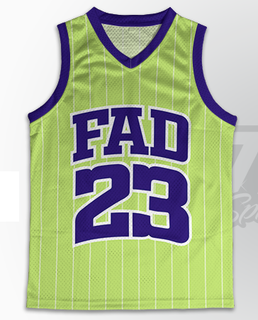 Custom Basketball Singlet – FAD Green