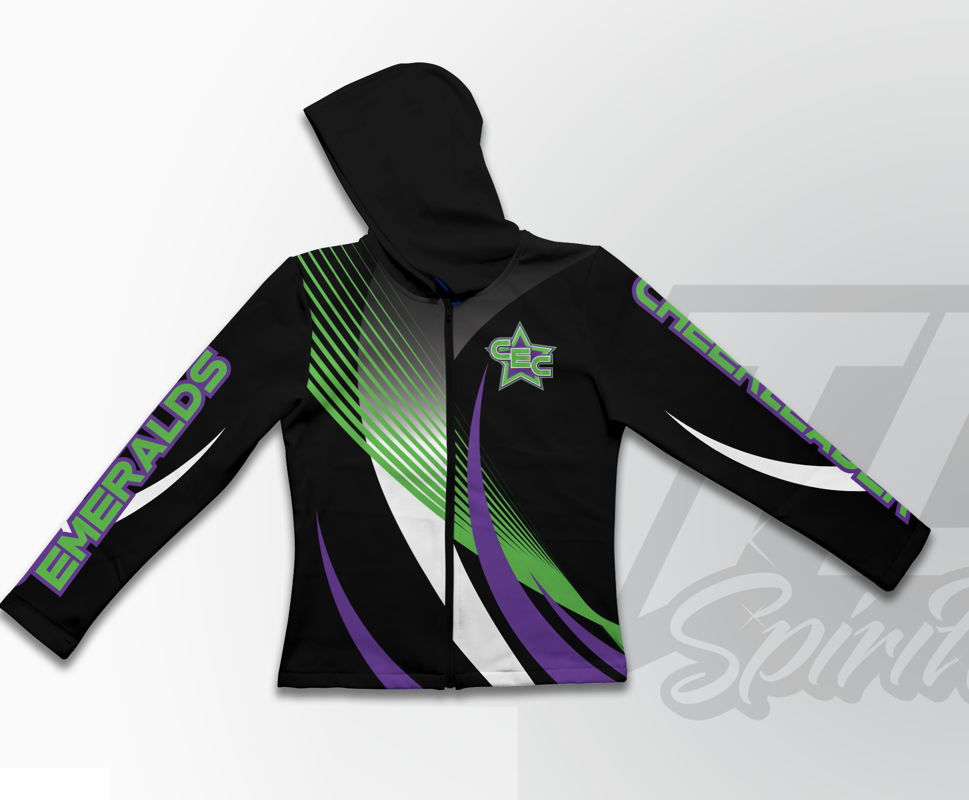 Custom Relaxed Fit Jacket – Claremont Emeralds Cheer
