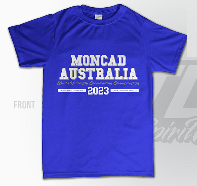 Custom T-Shirt – Monash World University Cheerleading Championships