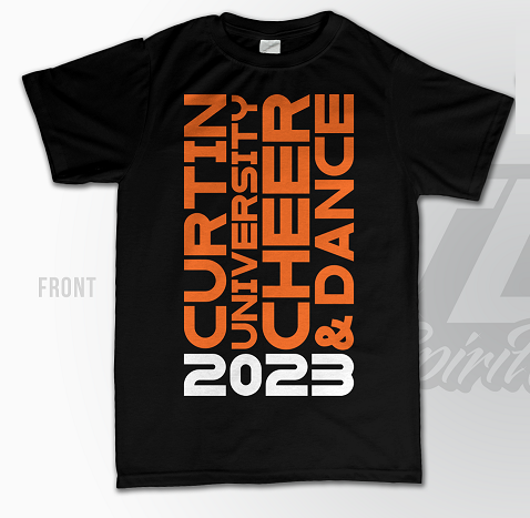 Custom T-Shirt – CURTIN University Cheer & Dance