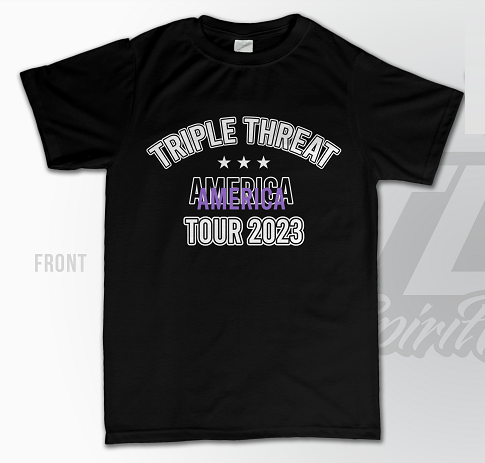 Custom T-Shirt – Triple Threat Dance Tour