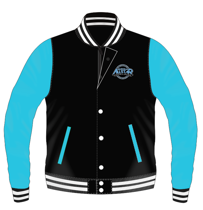 Millenium Varsity Style Custom Jackets Cheerleading & Dance TLC Spirit Wear