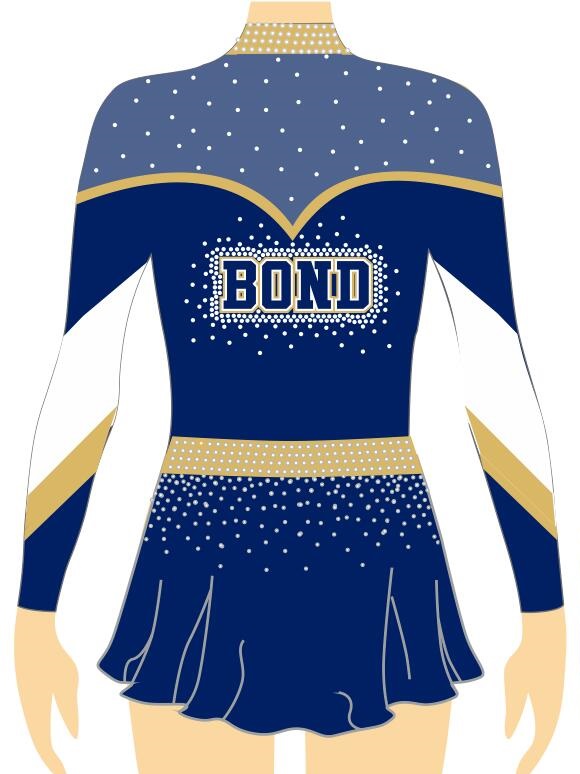 Lycra Uniform Bond University Cheerleading