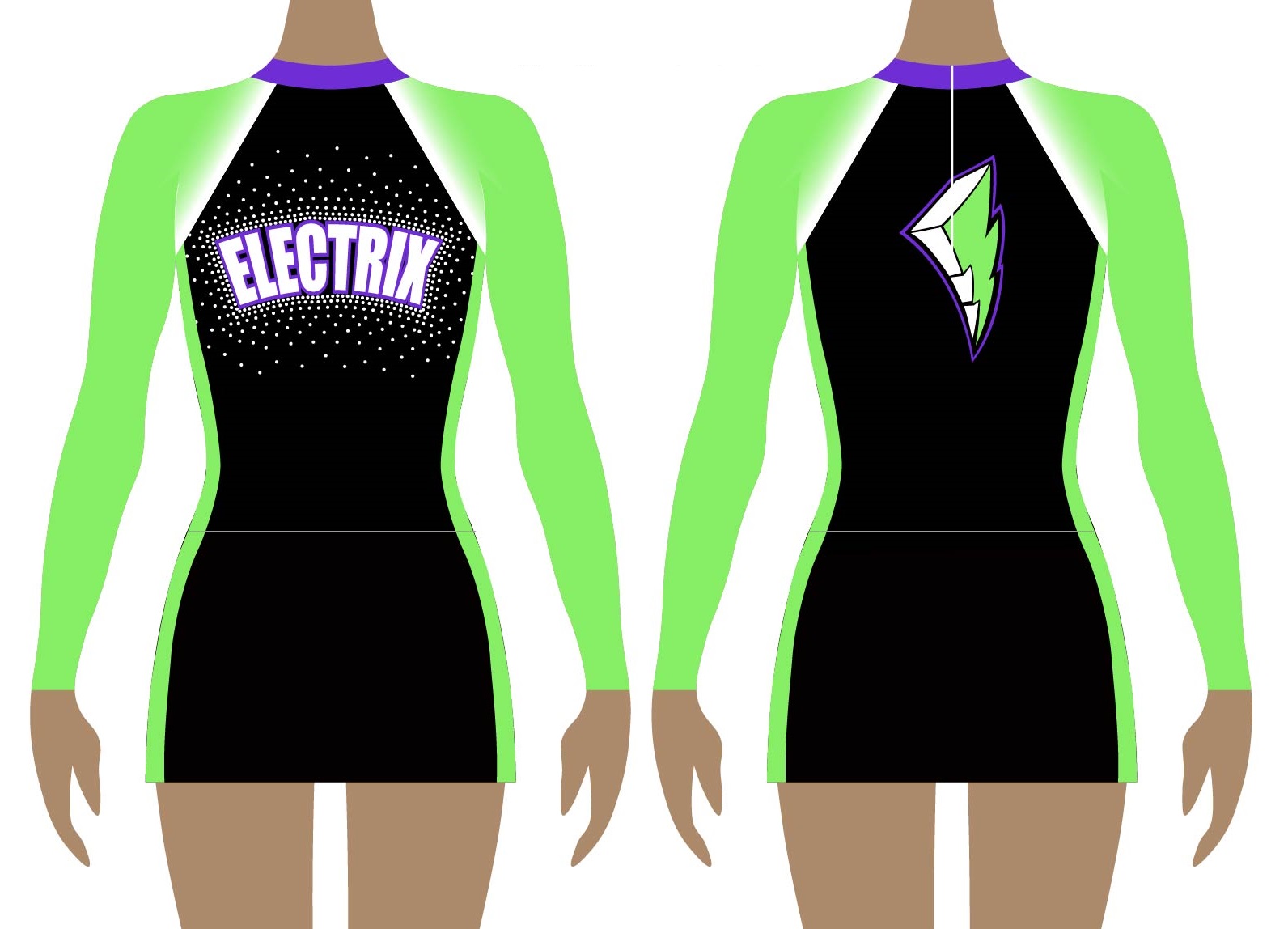 Electrix New Zealand uniforms New Zealand Cheerleading TLC Spirit Wear
