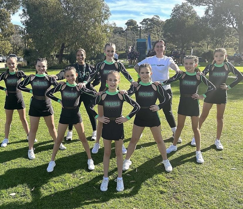Peppermint Cheer & Dance Western Australia uniforms by TLC Spirit Wear